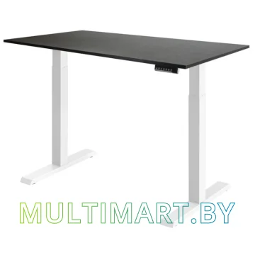Стол для работы стоя ErgoSmart Electric Desk Compact 1380x800x18 мм (дуб мореный/белый)
